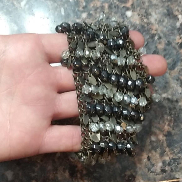 Bead and metal bracelet - Picture 4 of 7